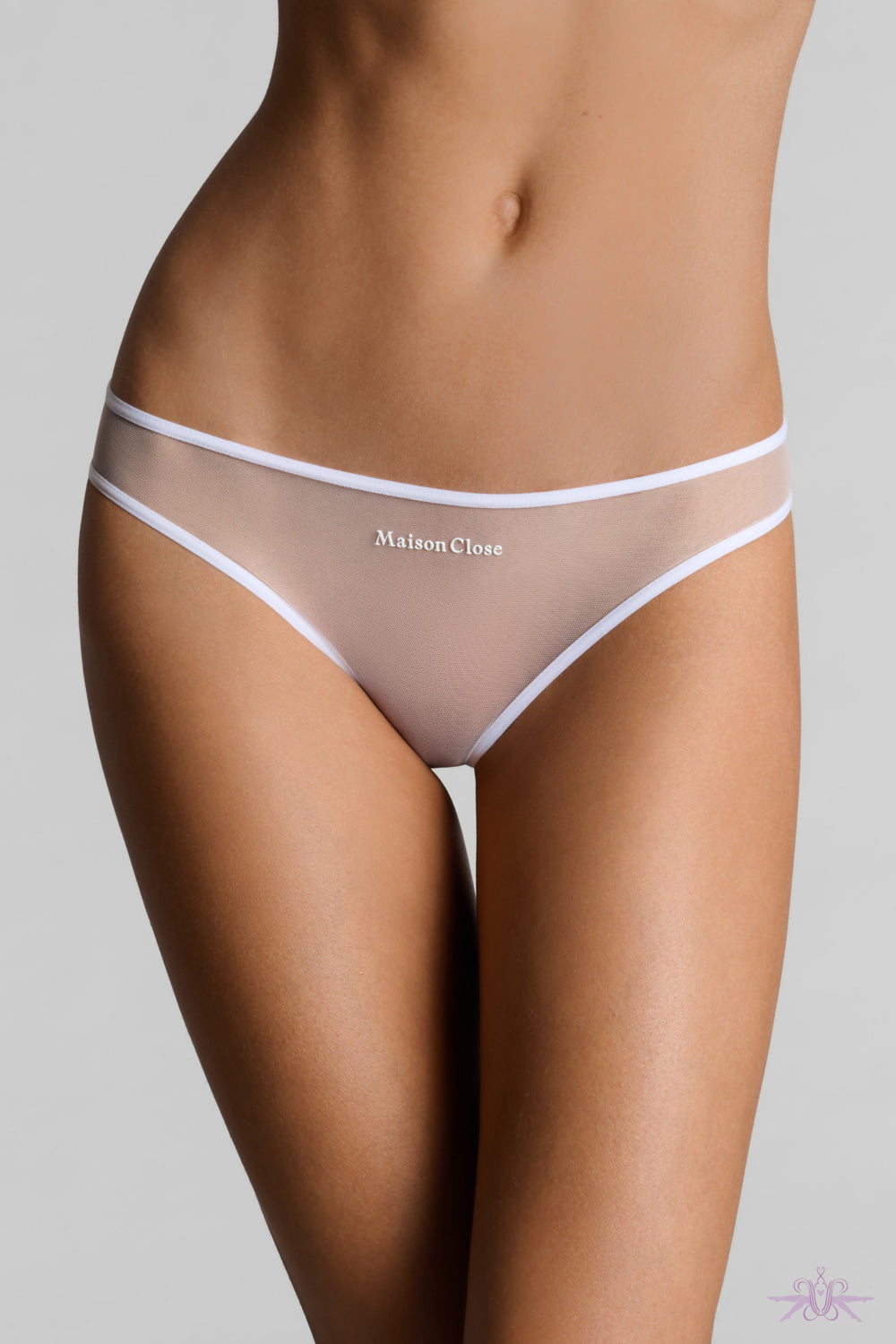 Maison Close Panorama White Open Panty