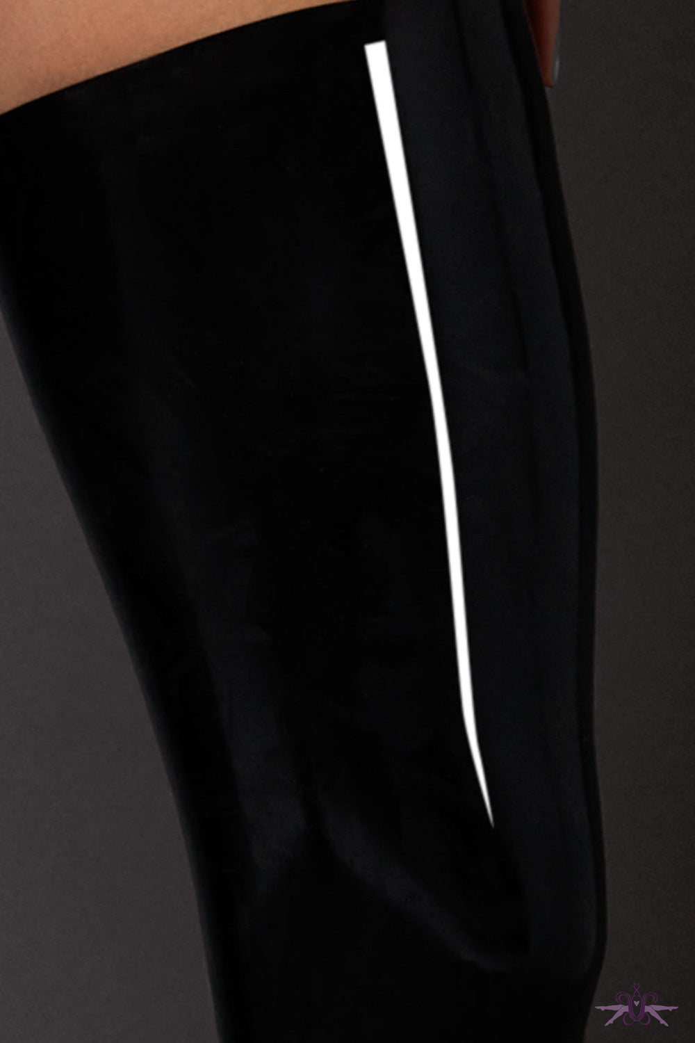 Bluebella Latex Stockings Black