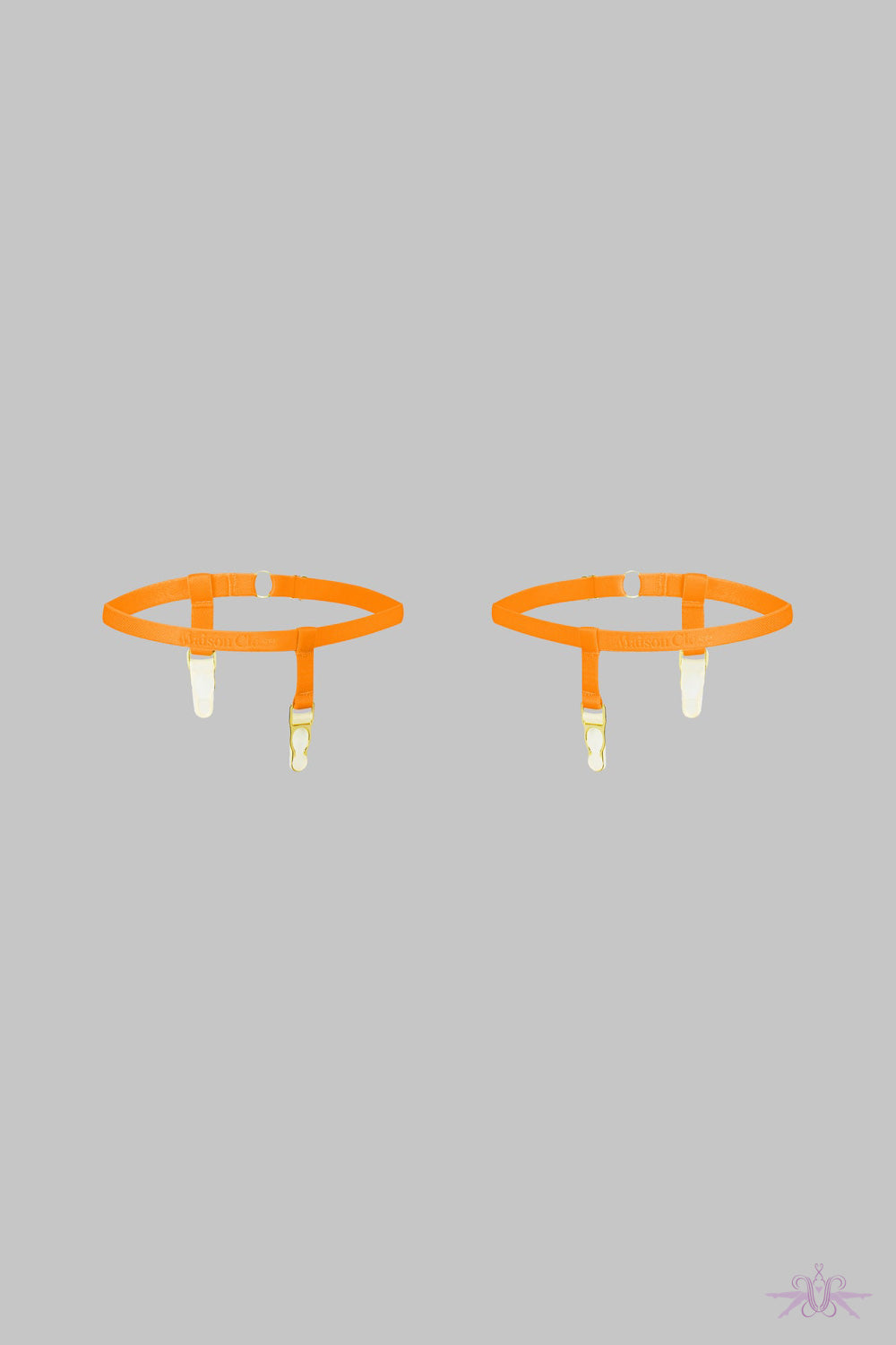 Maison Close Orange Suspender Garters