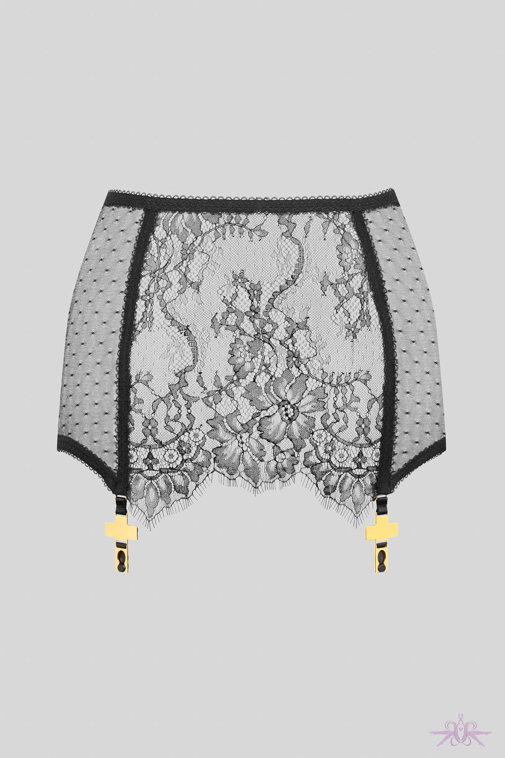 Maison Close Inspiration Divine Mini Skirt with Suspenders