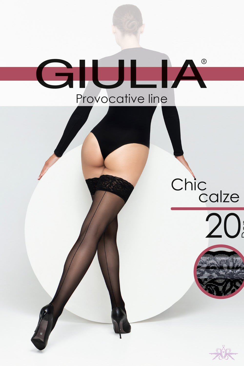 Giulia Chic 20 Seamed Hold Ups