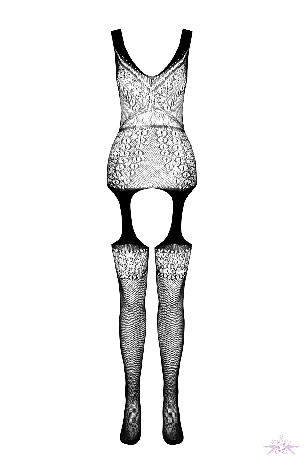 Passion Eco Melissa Black Crotchless Bodystocking