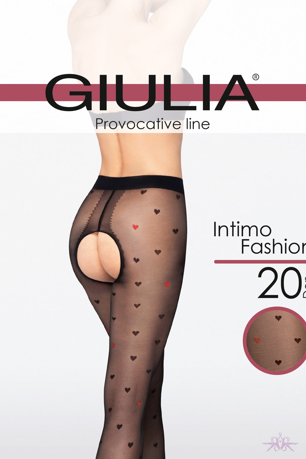 Giulia Intimo Fashion 20 Open Tights