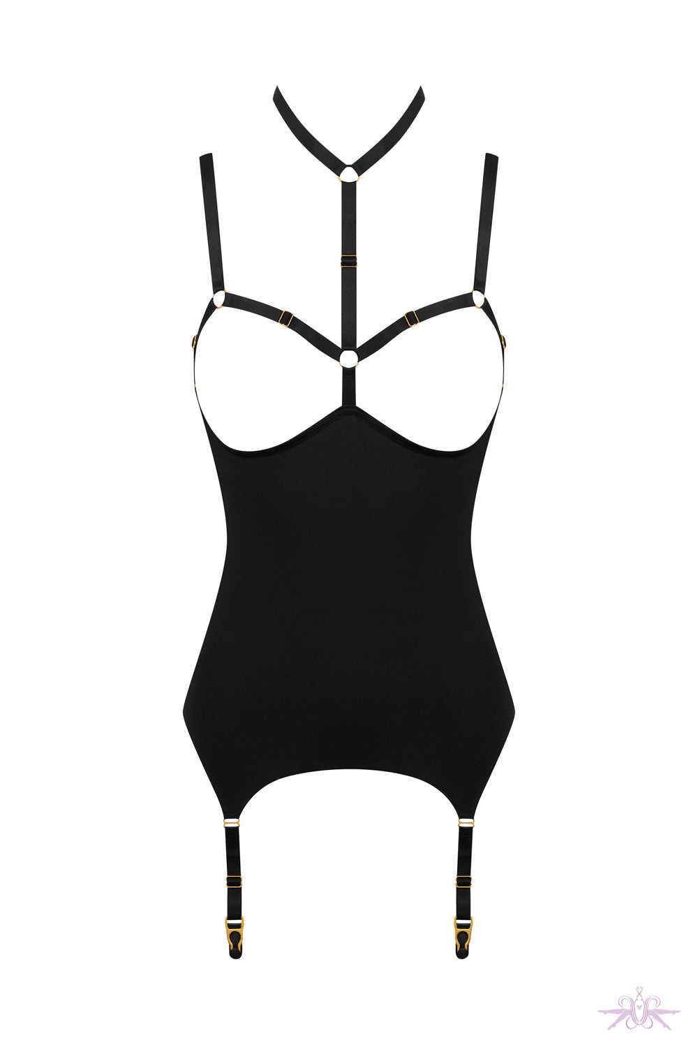 Maison Close Tapage Nocturne Open Garter Bodysuit