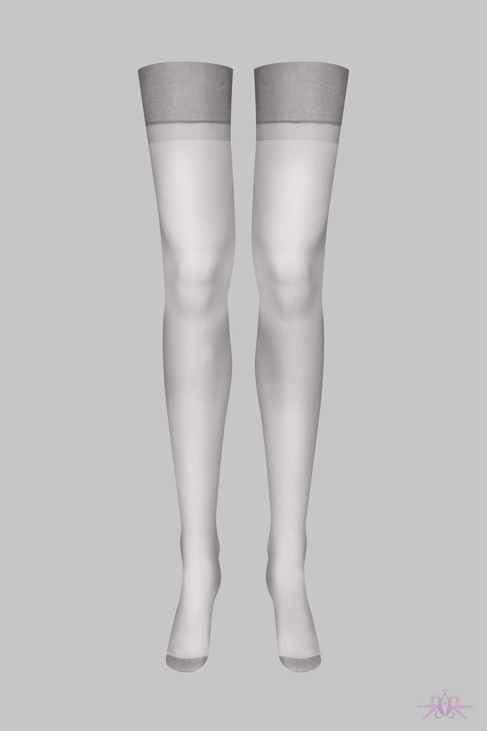 Maison Close Grey Nylon Stockings