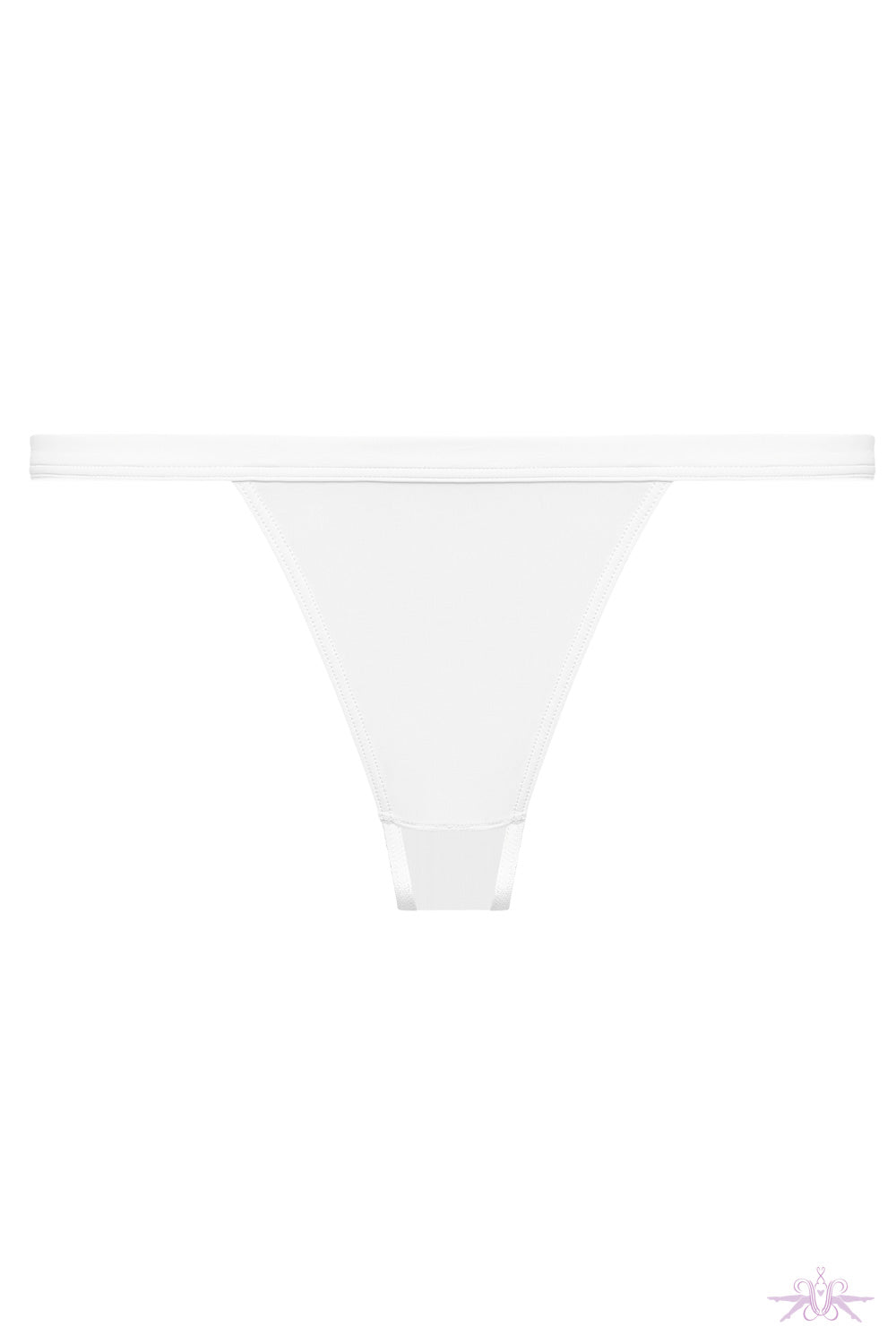 Maison Close Pure Tentation White Openable Thong