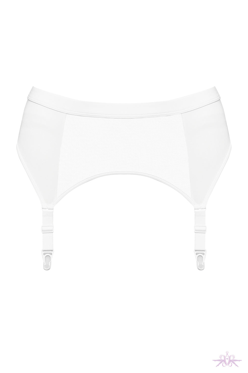 Maison Close Pure Tentation White Garter Belt