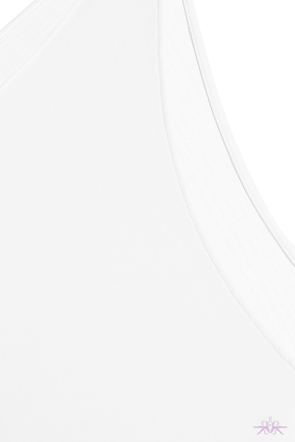 Maison Close Pure Tentation White Halterneck Thong Bodysuit