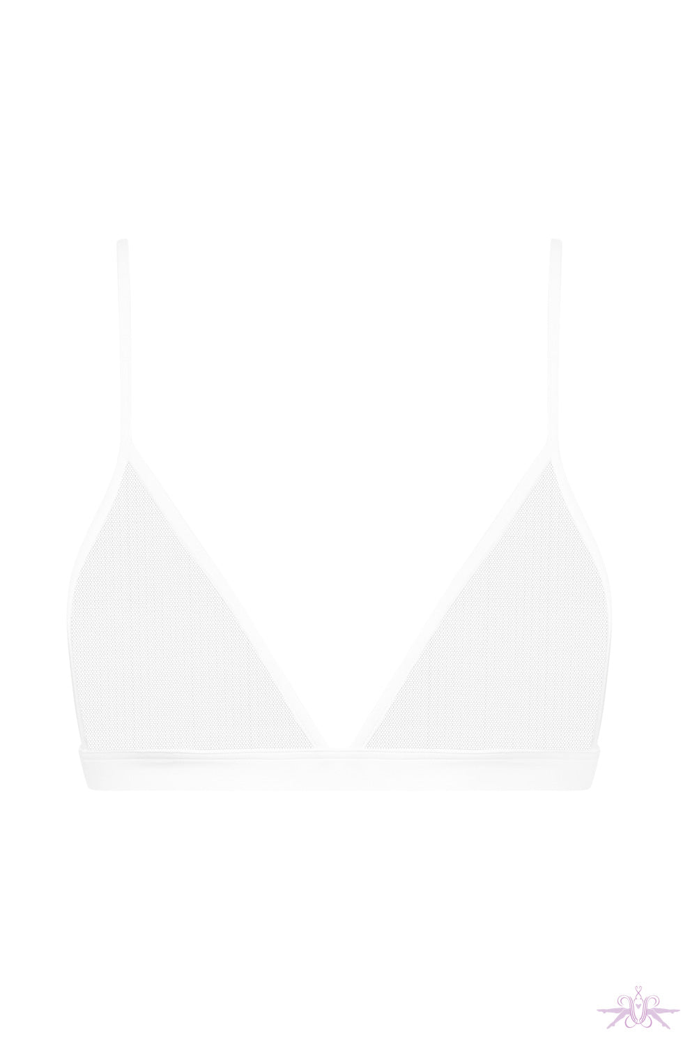Maison Close Pure Tentation White Triangle Bra
