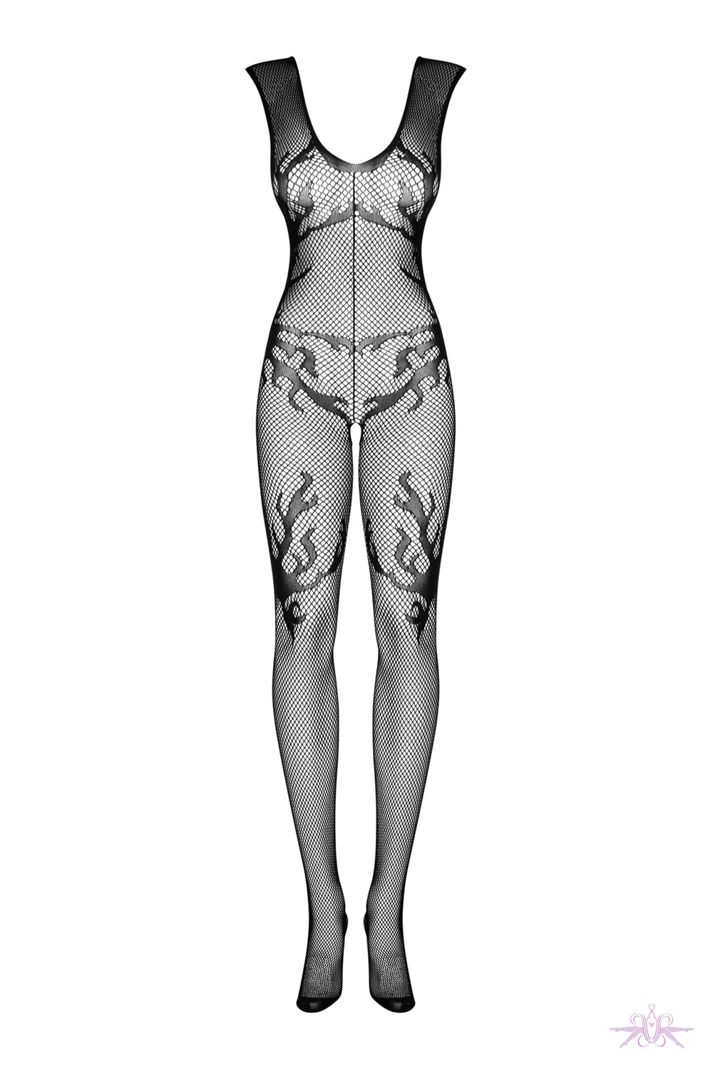 Obsessive Black Flame Bodystocking