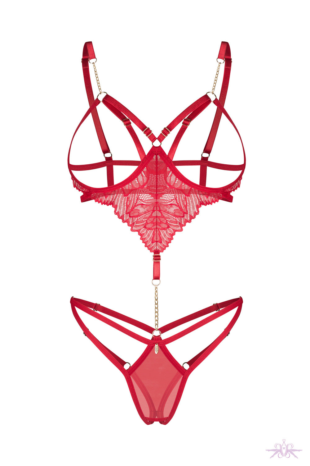 Obsessive Matildea Crotchless Bodysuit