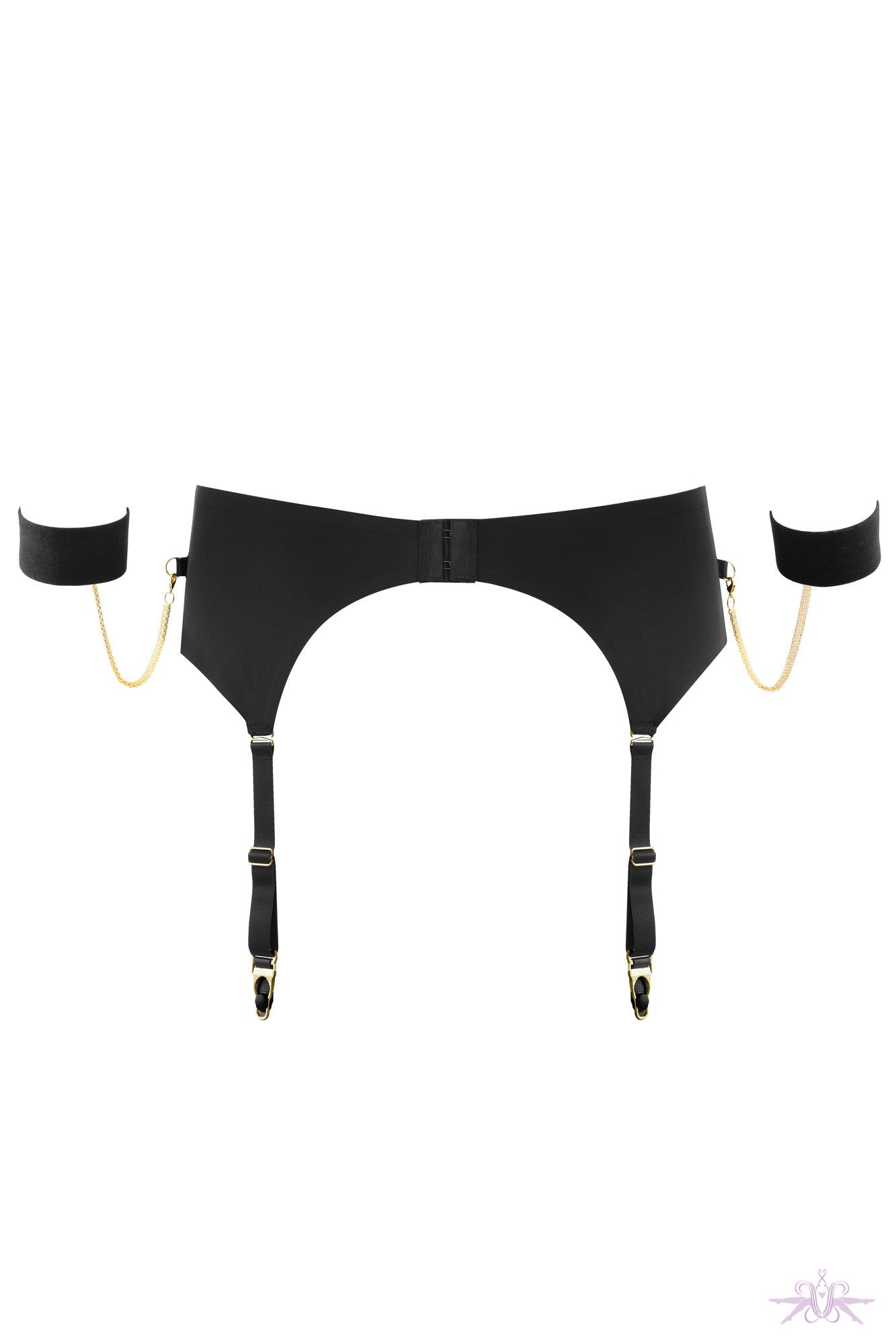 Maison Close Tapage Nocturne Black Garter Belt - Mayfair Stockings