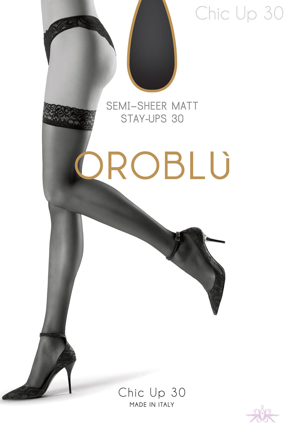 Oroblu Chic Up 30 Hold Ups - Mayfair Stockings