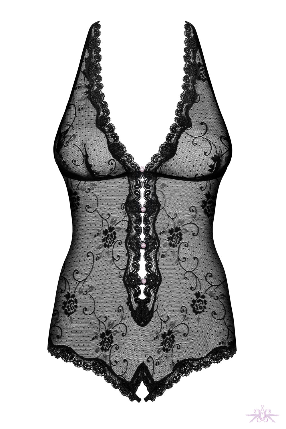 Obsessive Fiorenta Crotchless Bodysuit - Mayfair Stockings