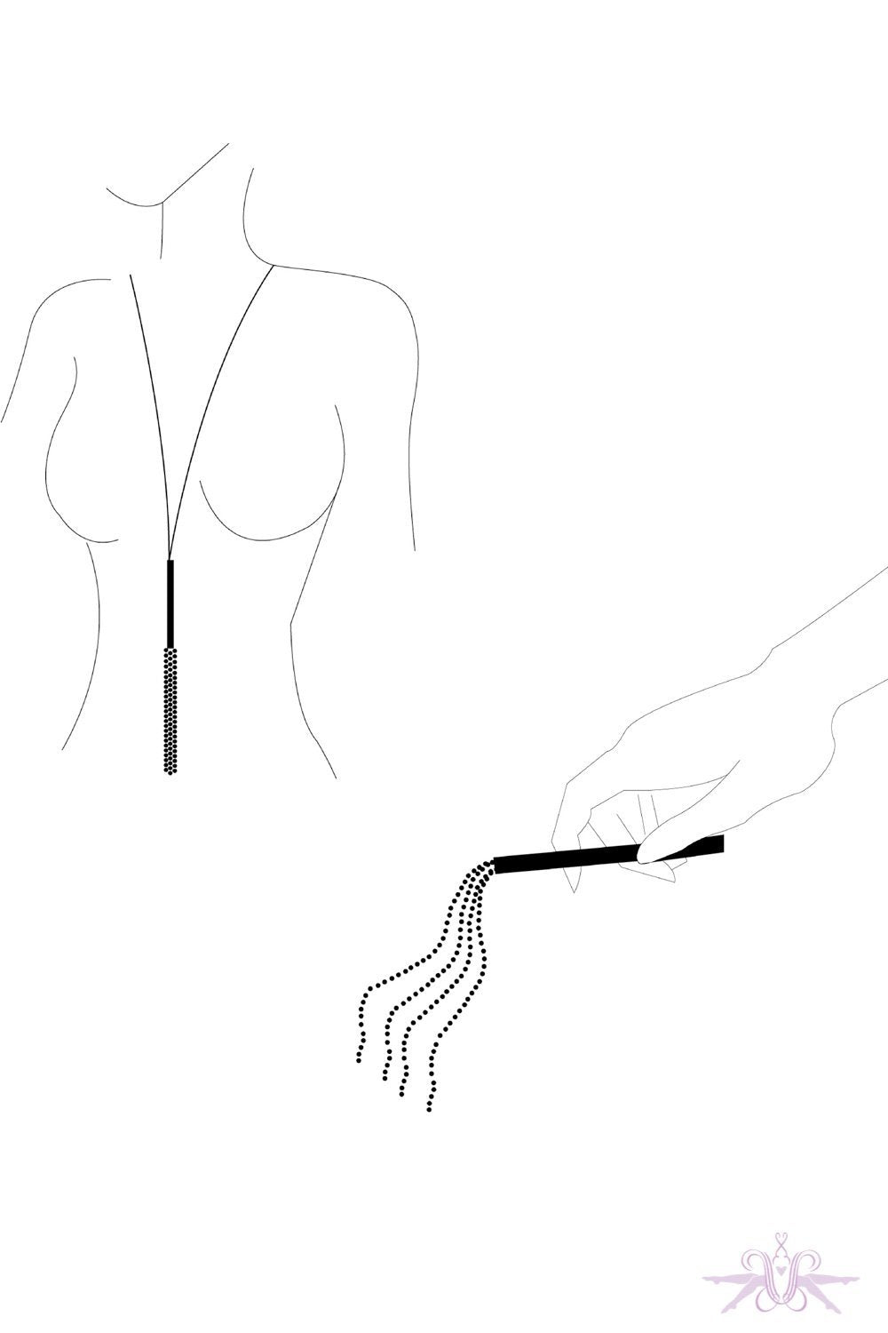 Bijoux Indiscrets Magnifique Gold Necklace Whip