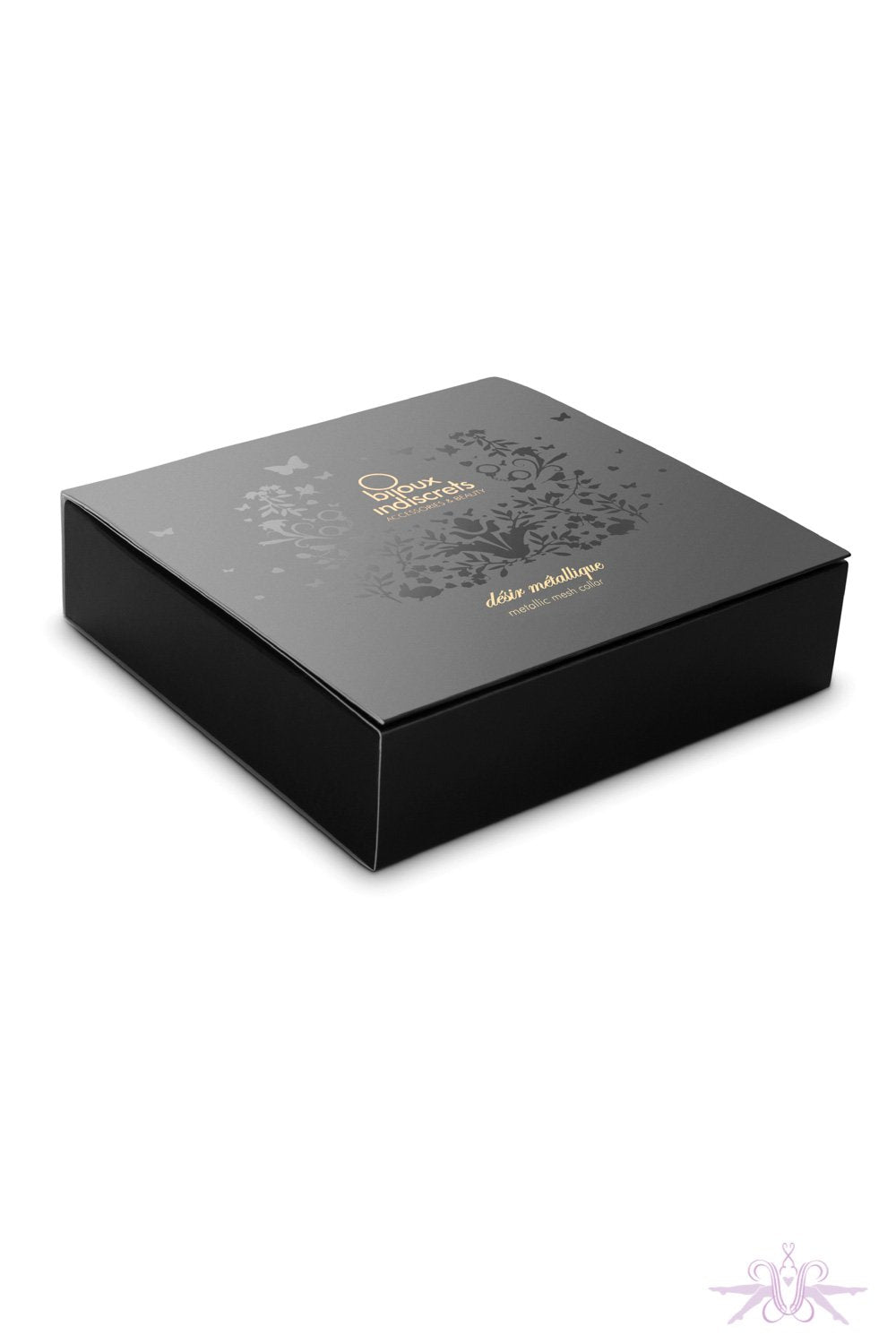 Bijoux Indiscrets Desir Metallique Mesh Collar Silver