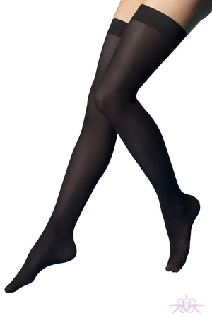 Le Bourget Microfibre 50D Hold Ups - Mayfair Stockings