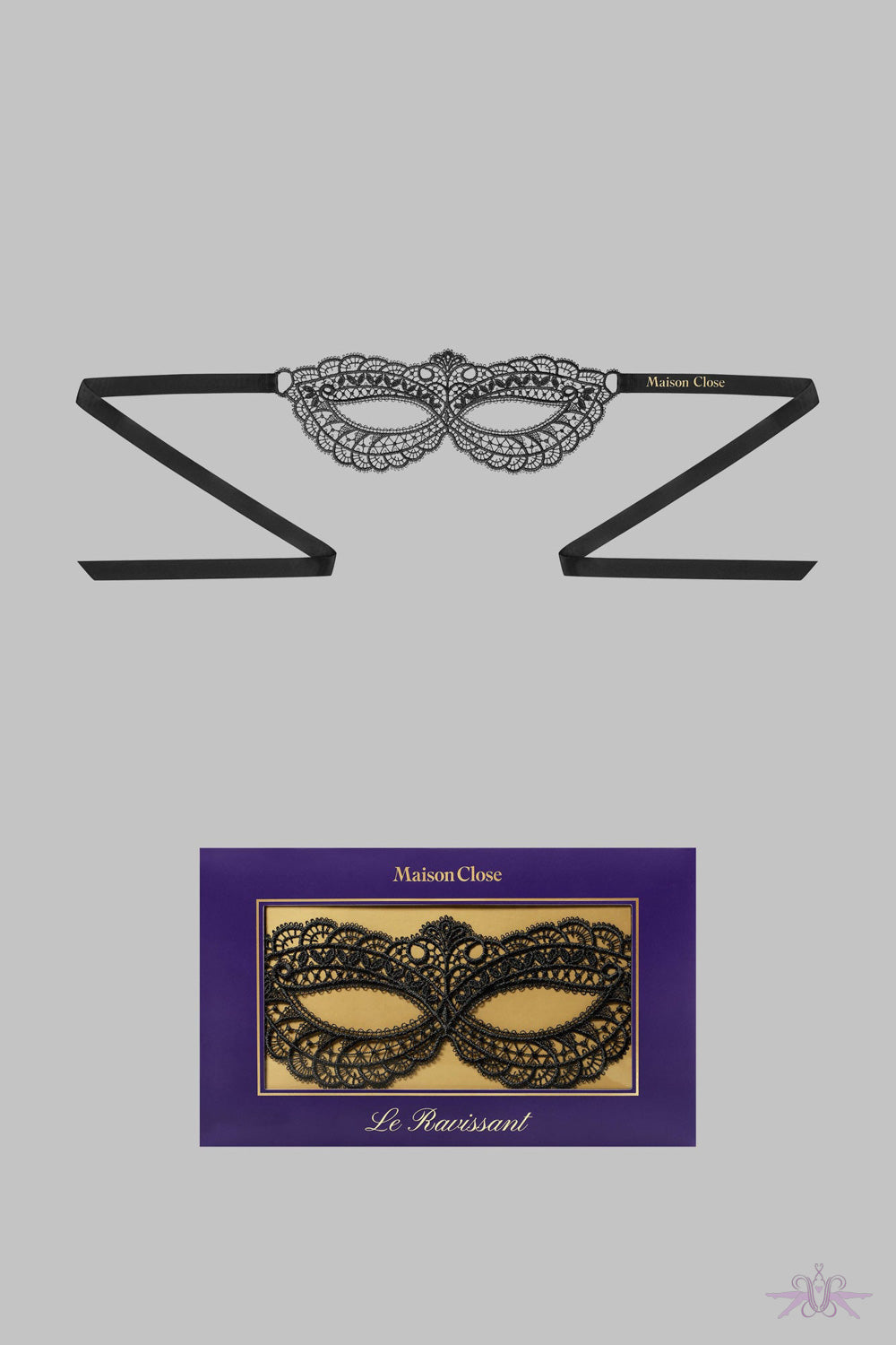 Maison Close Black Romantiques Mask