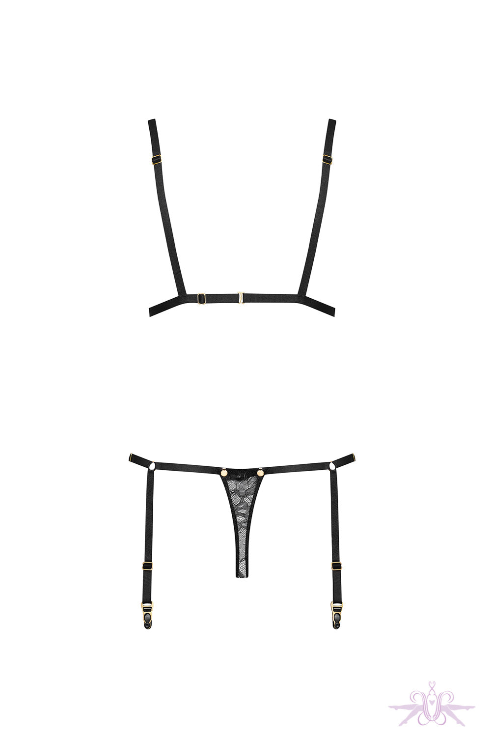 Maison Close Jeux Magnetiques Detachable Body with Suspenders - Mayfair Stockings