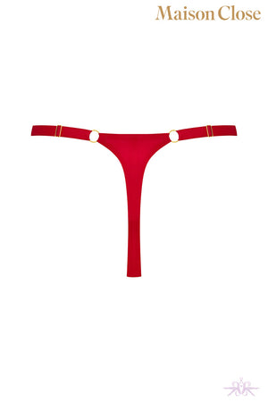 Maison Close Tapage Nocturne Red Mini Thong