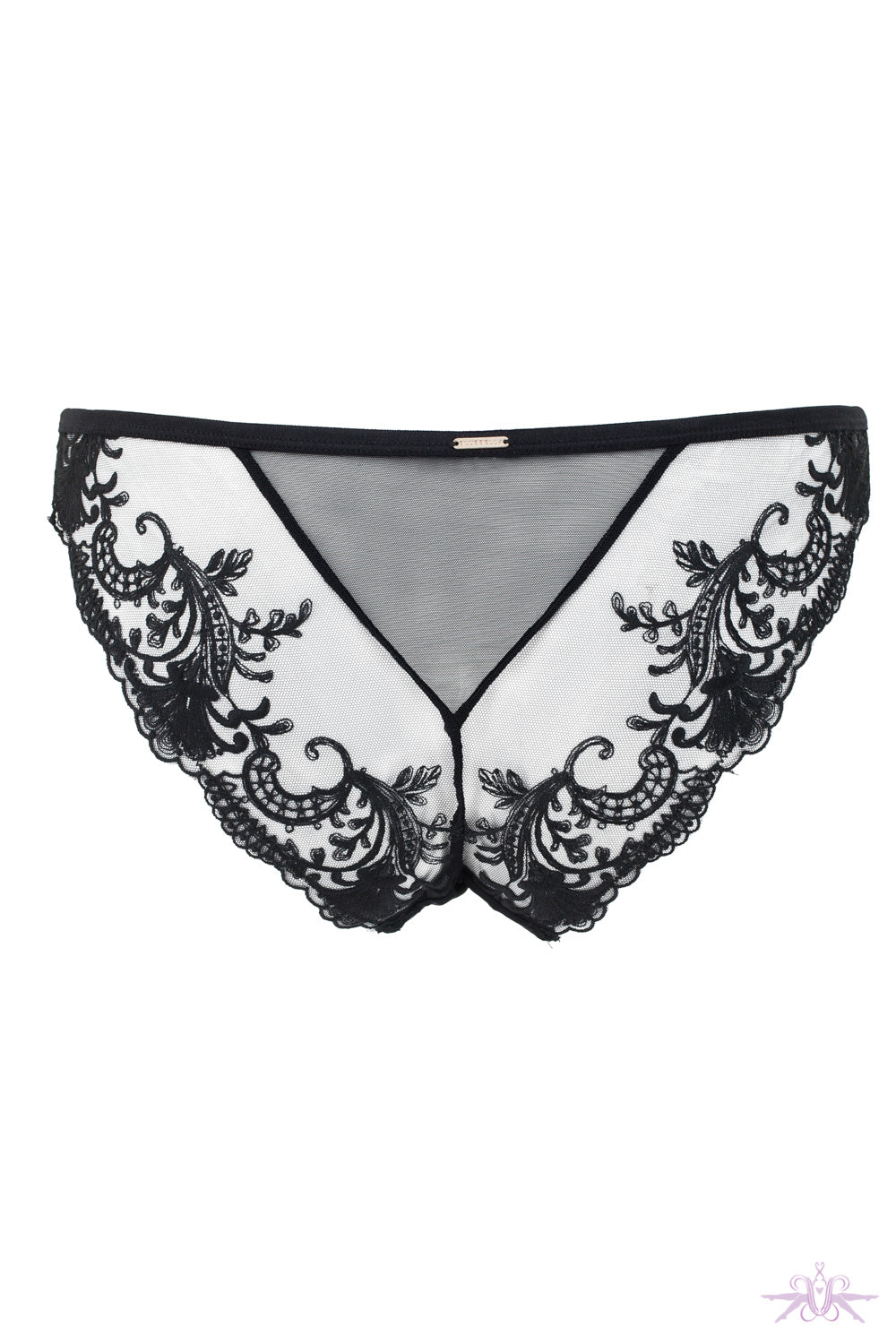 Bluebella Marseille Black Bikini Brief