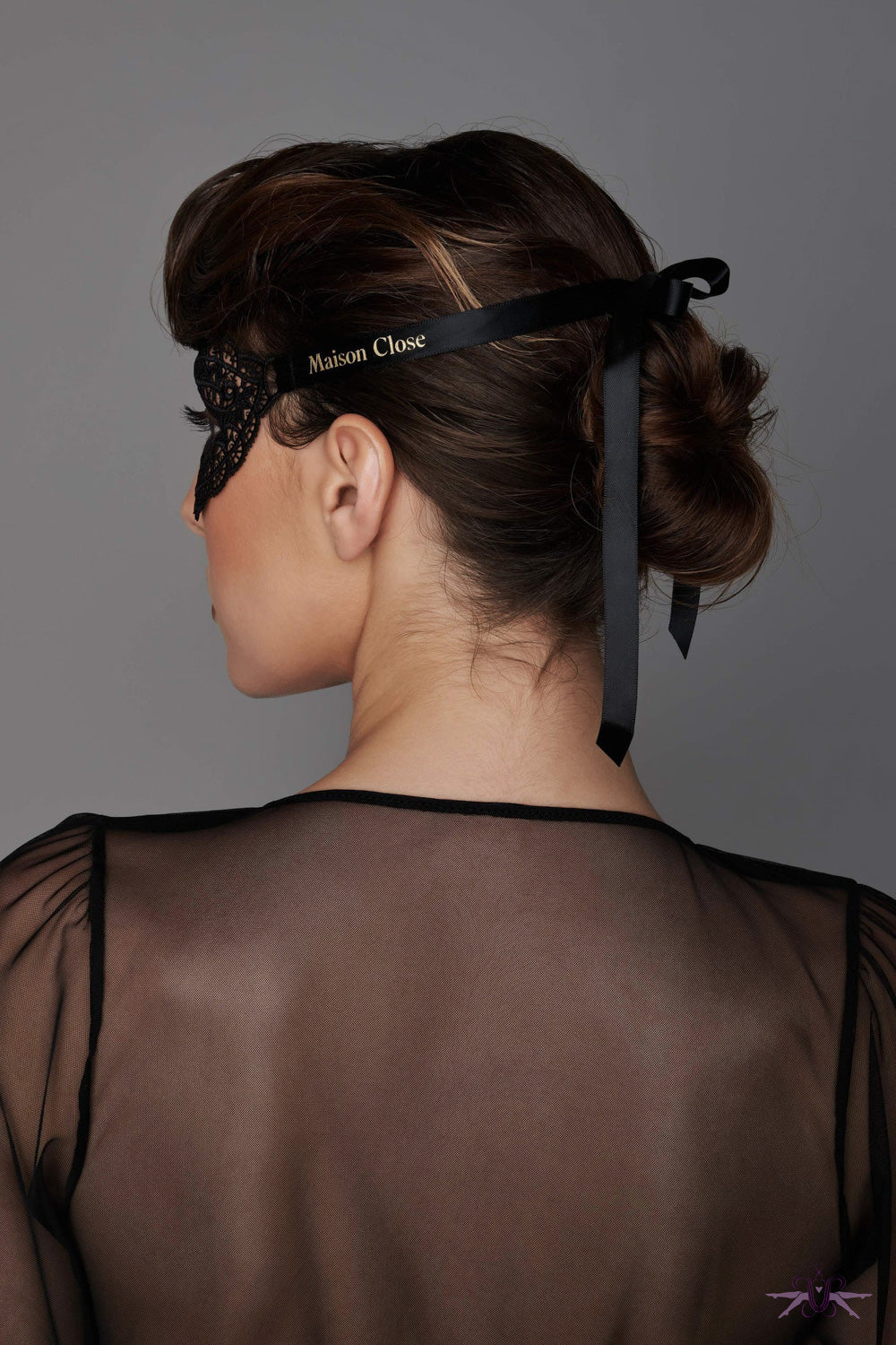 Maison Close Black Romantiques Mask