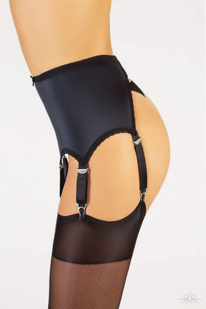 Cervin French Rivoli 6 Strap Suspender Belt - Mayfair Stockings