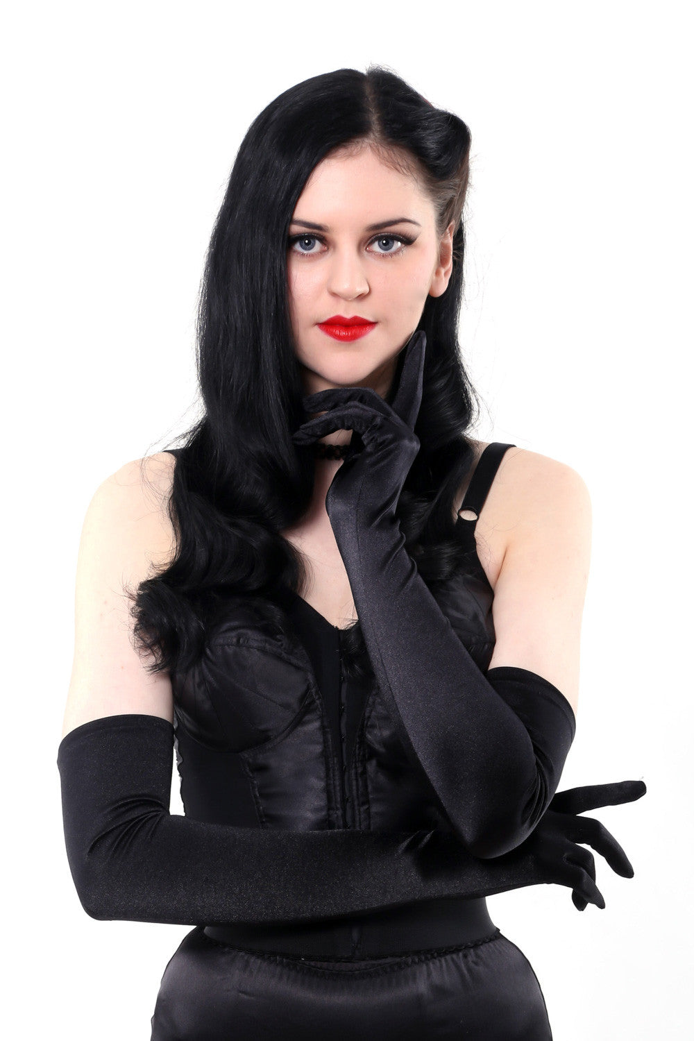 What Katie Did Satin Gloves - Mayfair Stockings