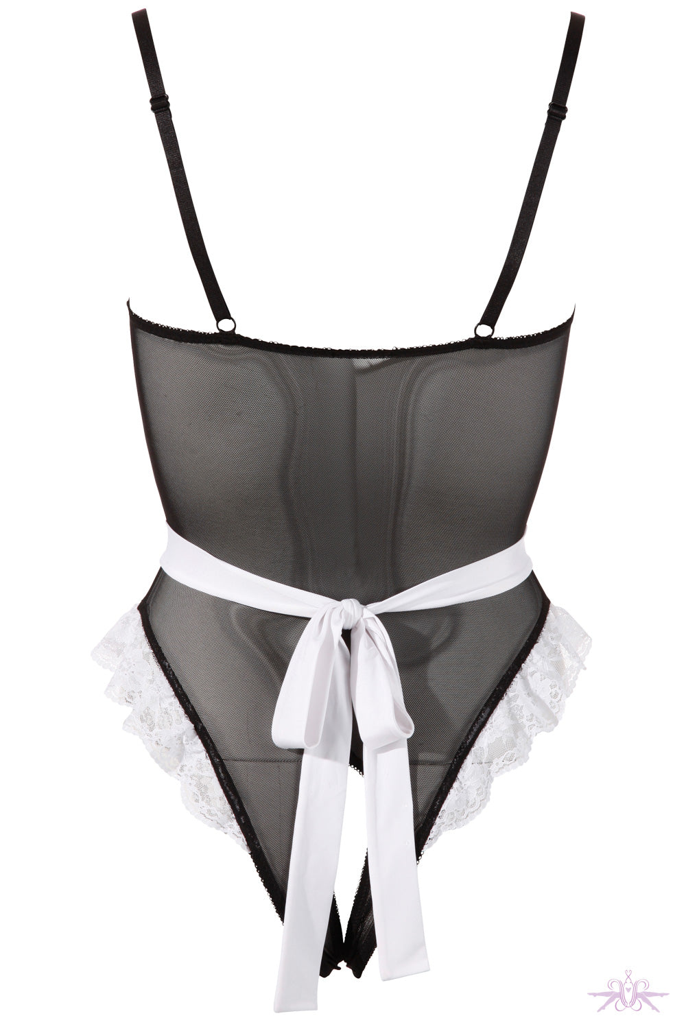 Maid Sheer Suspender BodySuit