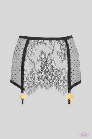 Maison Close Inspiration Divine Mini Skirt with Suspenders