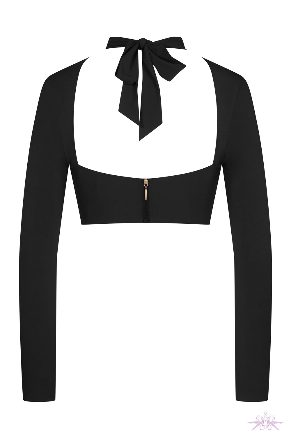Scandale Nuit Fauve Scarf Long Sleeve Top