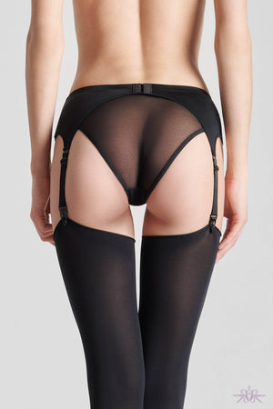 Maison Close Opaque Cut and Curled Stockings