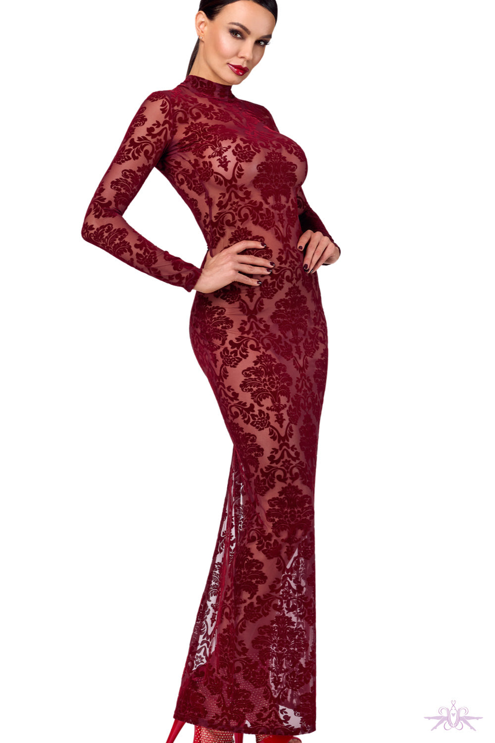 Noir Handmade Kink Royal Long Dress