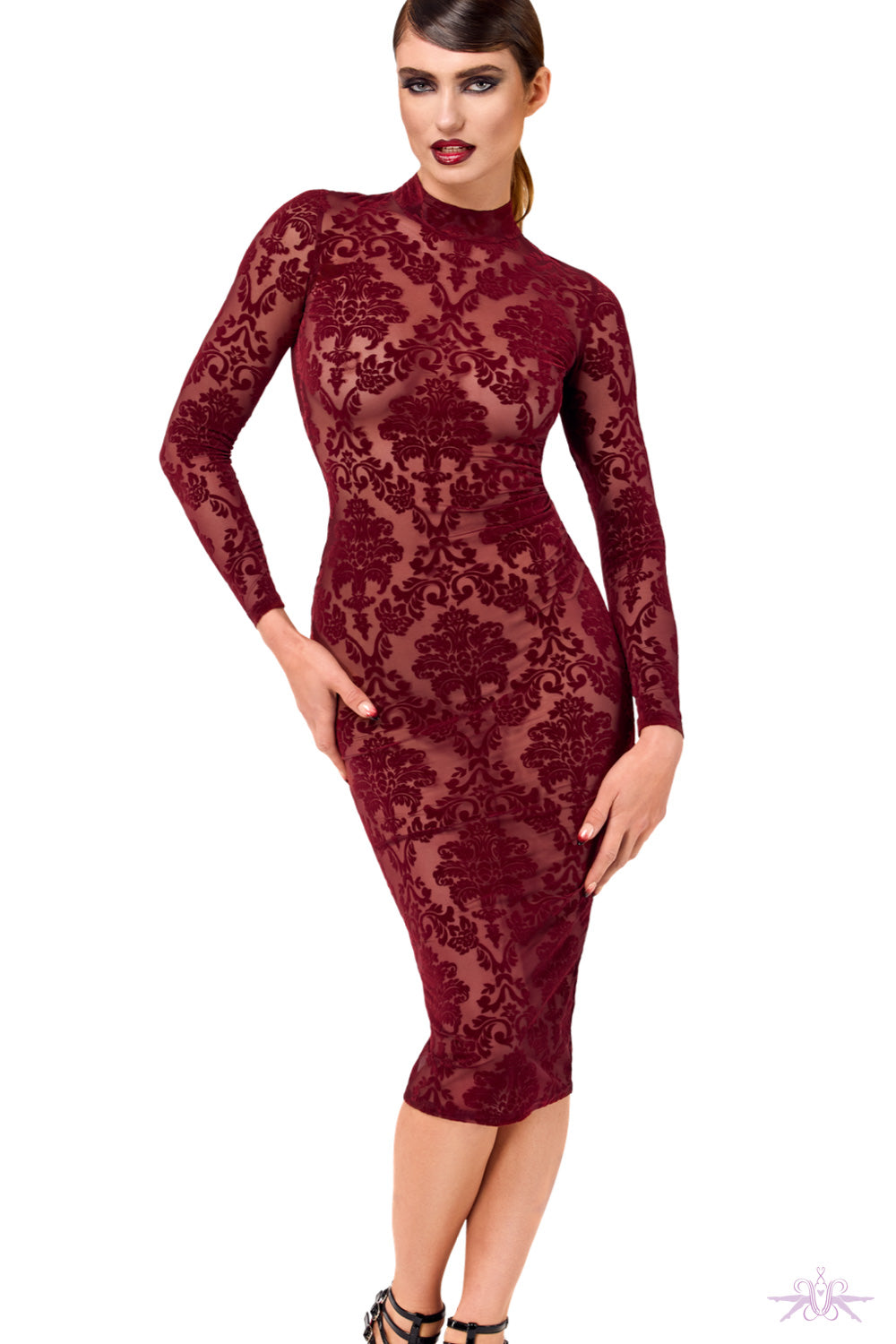 Noir Handmade Kink Royal Midi Dress