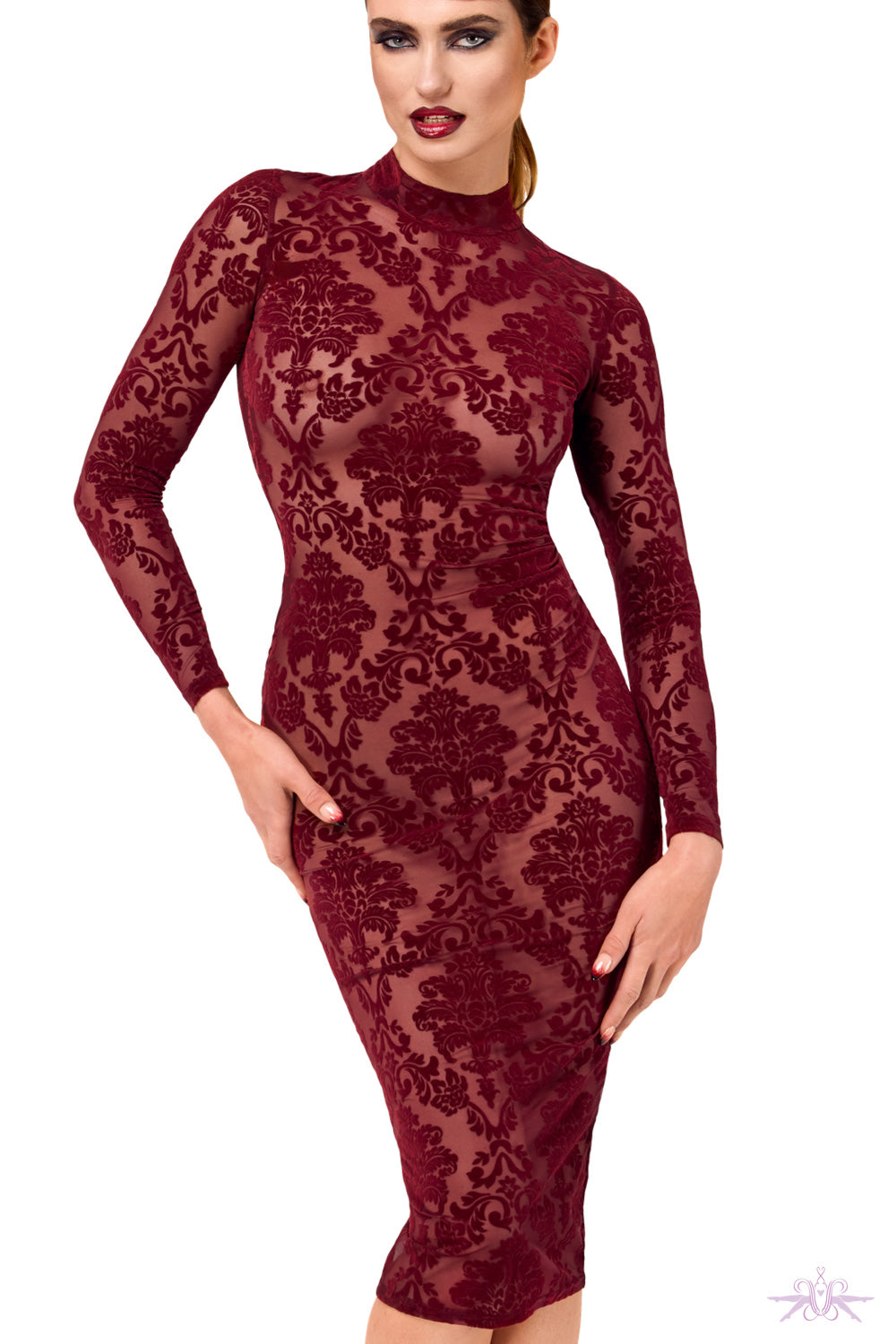 Noir Handmade Kink Royal Midi Dress