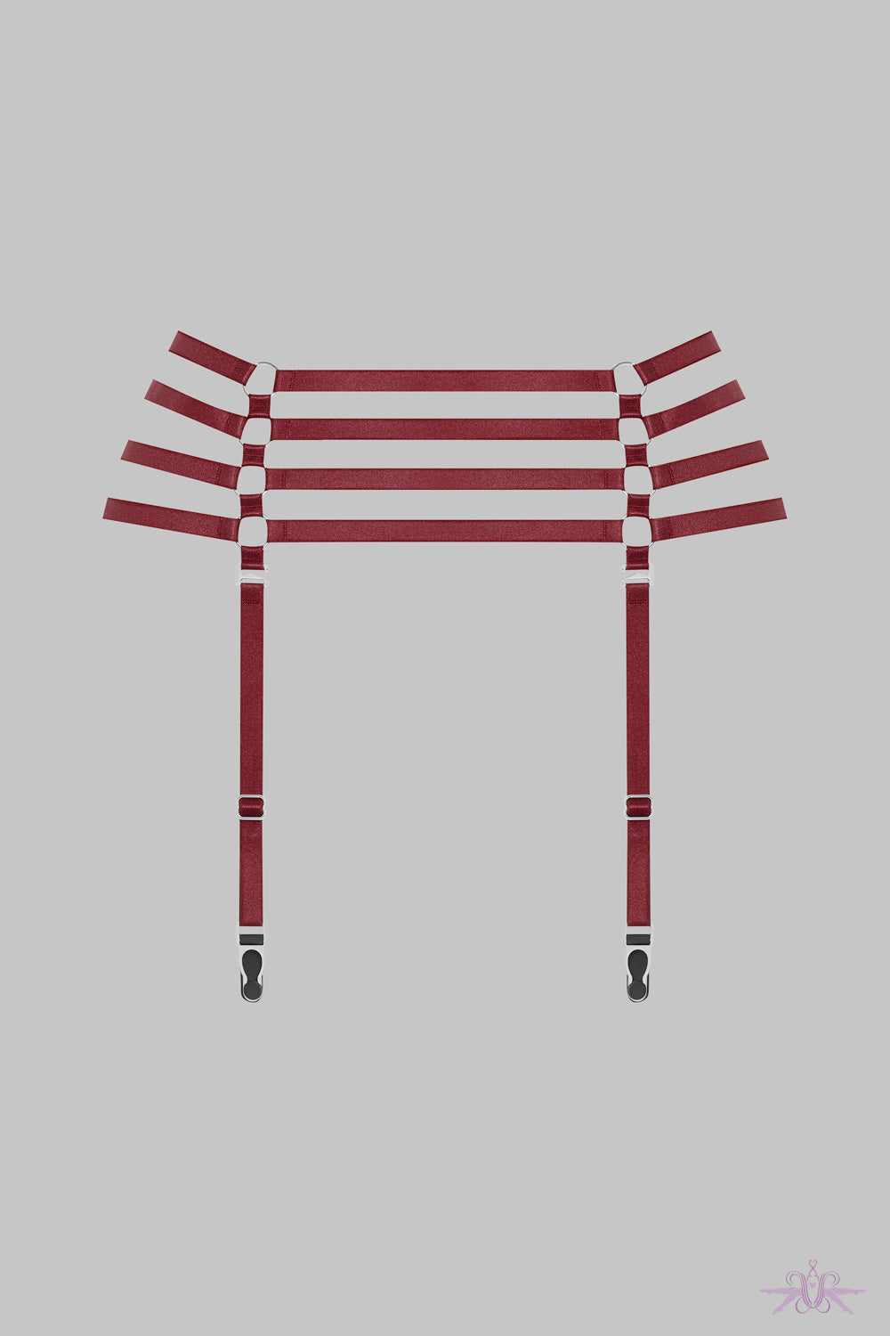 Maison Close Les Fetiches Burgundy Garter Belt at Mayfair Stockings Seductive Lingerie Maison Close Les Fetiches Burgundy Garter Belt at Mayfair Stockings Seductive Lingerie