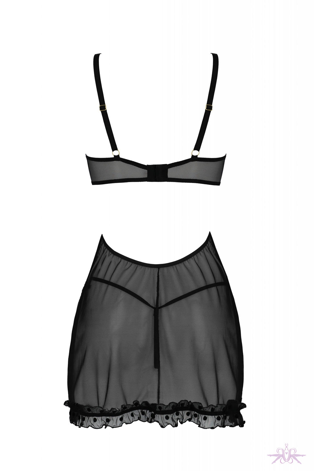 Passion Marina Black Chemise