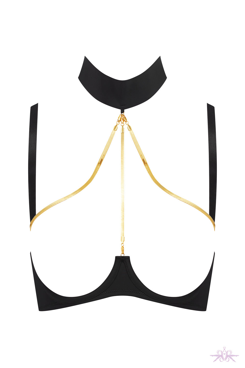 Maison Close Tapage Nocturne Open Bra with Jewellery