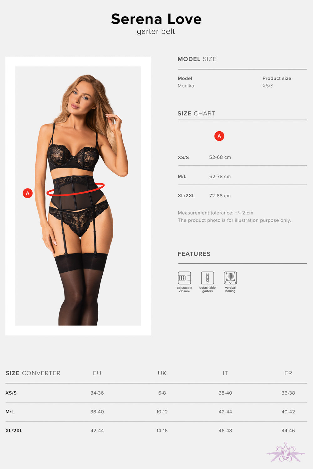 Obsessive Serena Love Garter Belt