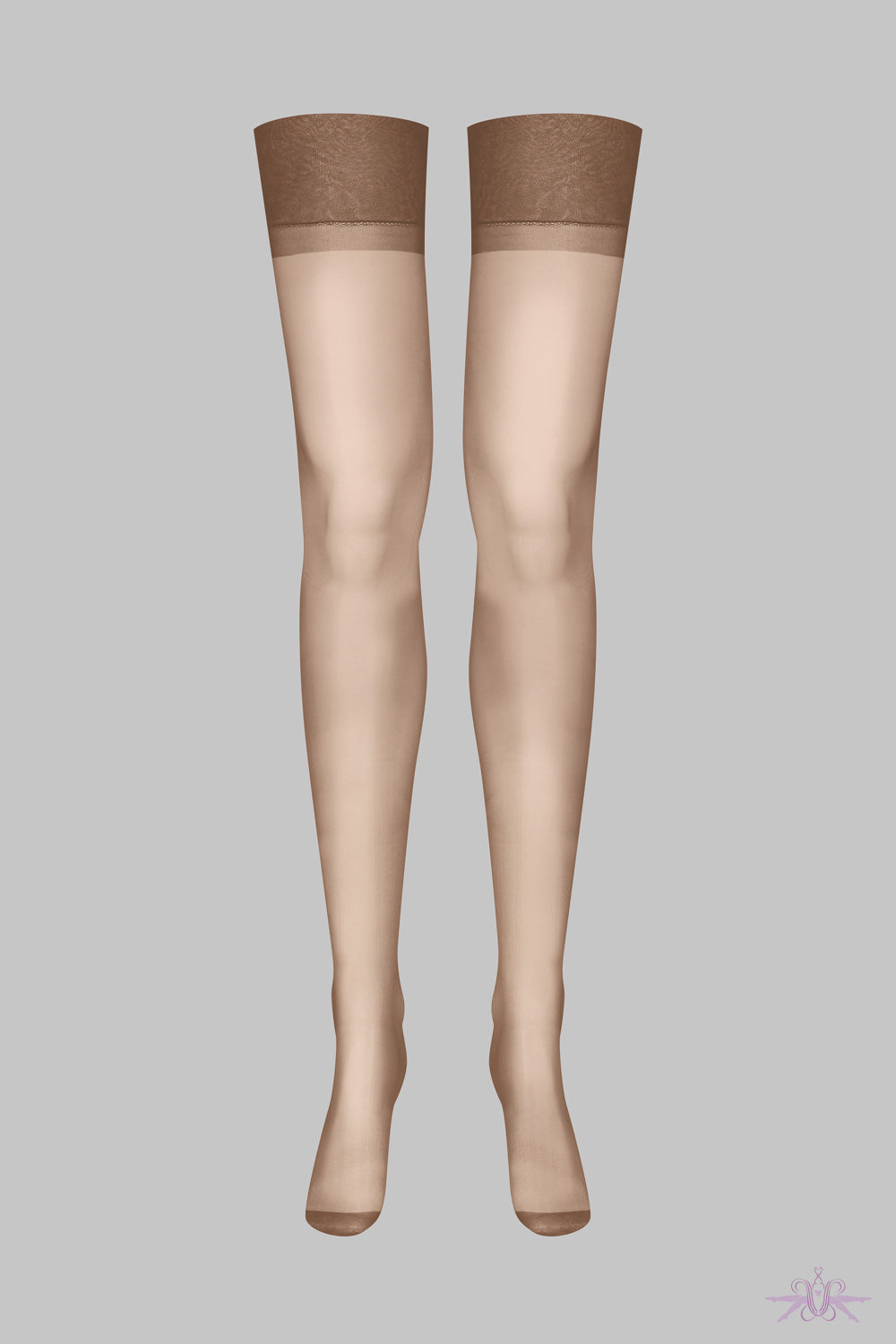 Maison Close 100% Nylon 15 Denier Brown Stockings - Mayfair Stockings ...
