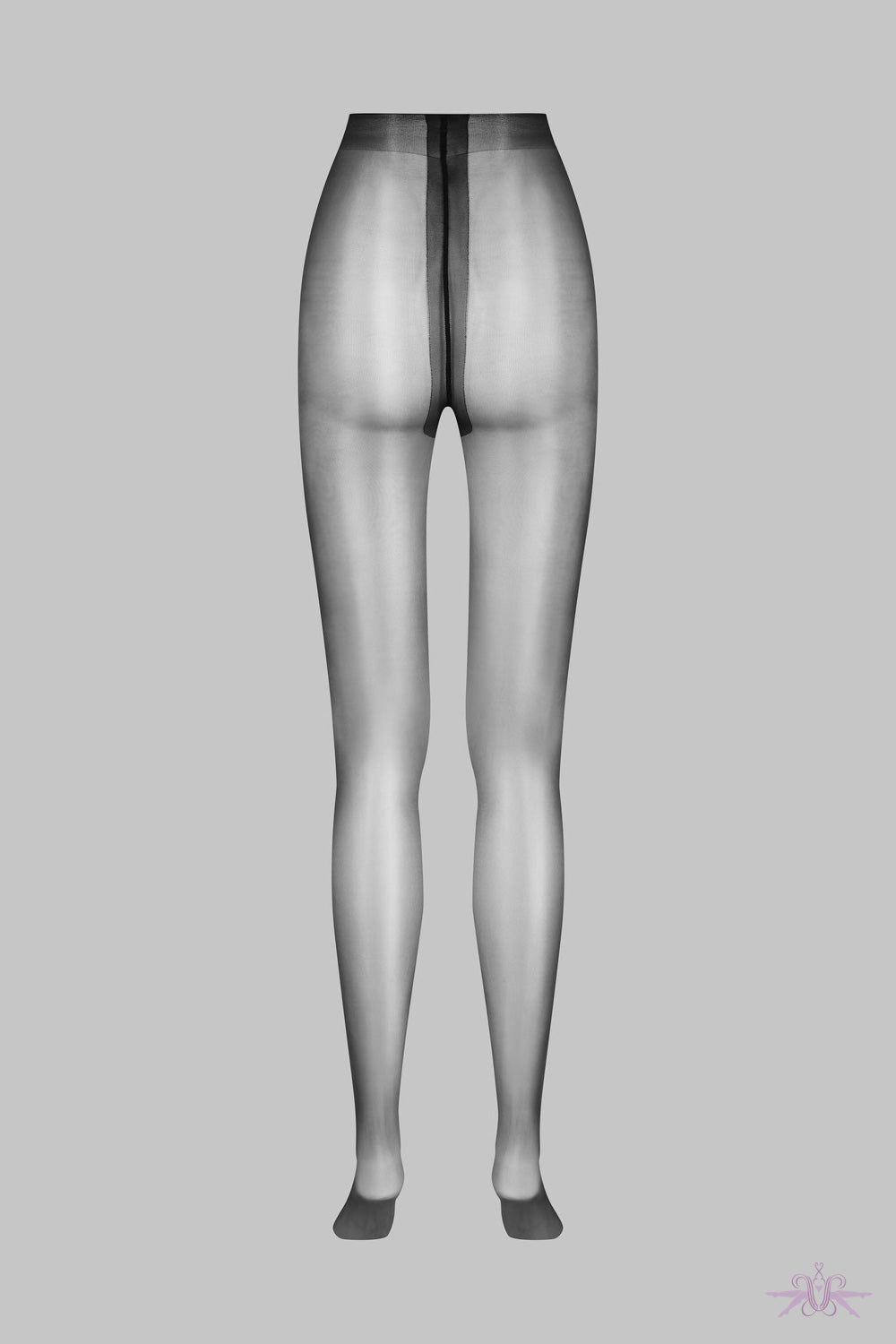 Maison Close Satin 10 Denier Black Tights