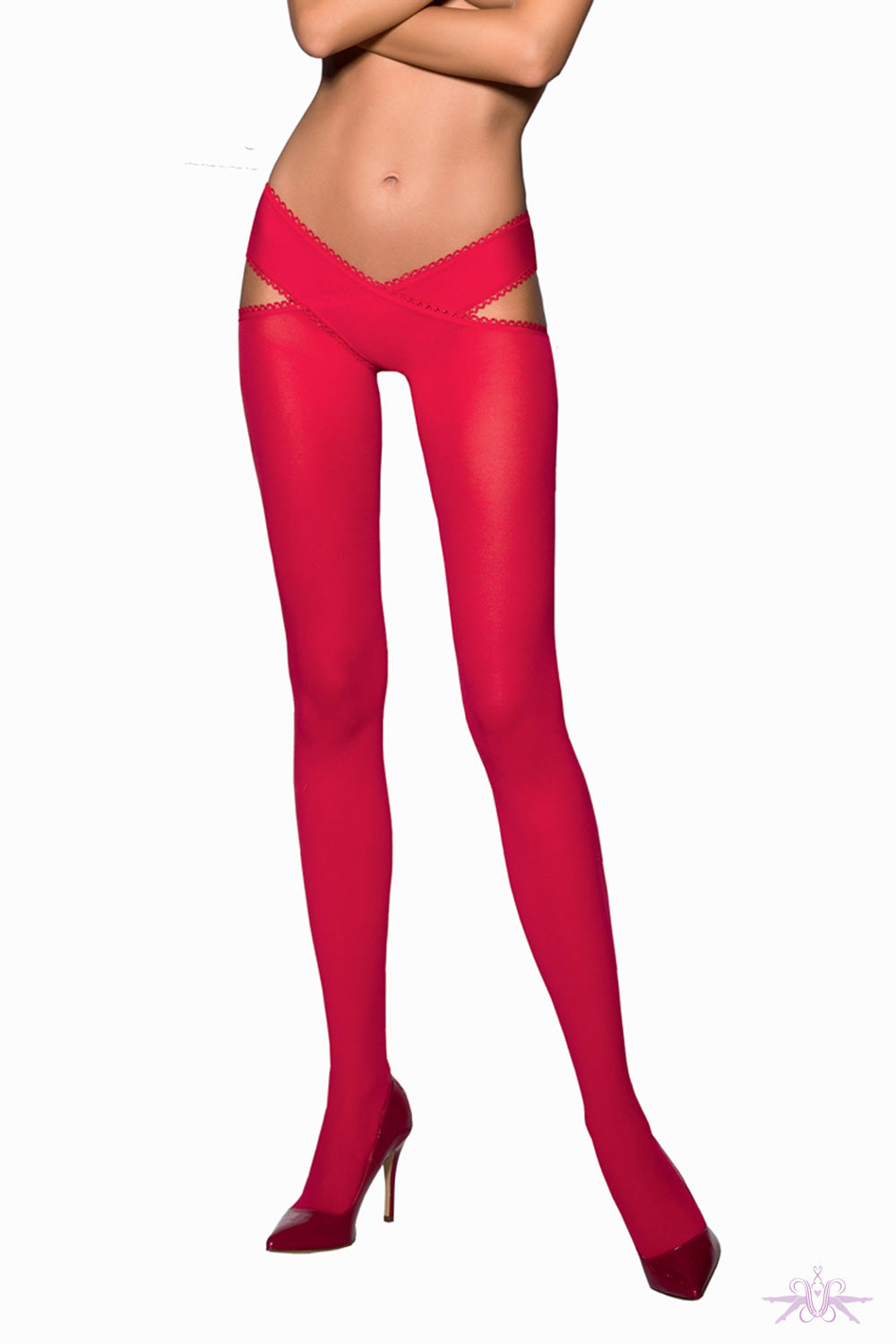 Passion Red Hipster Open Tight