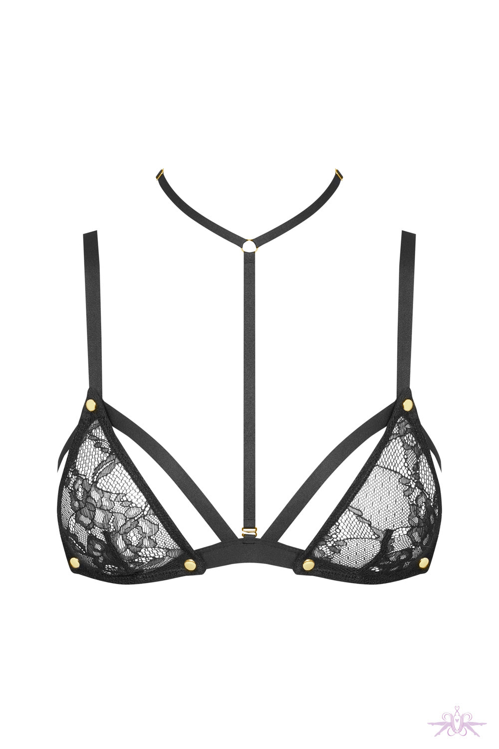 Maison Close Jeux Magnetiques Triangle Bra with Harness