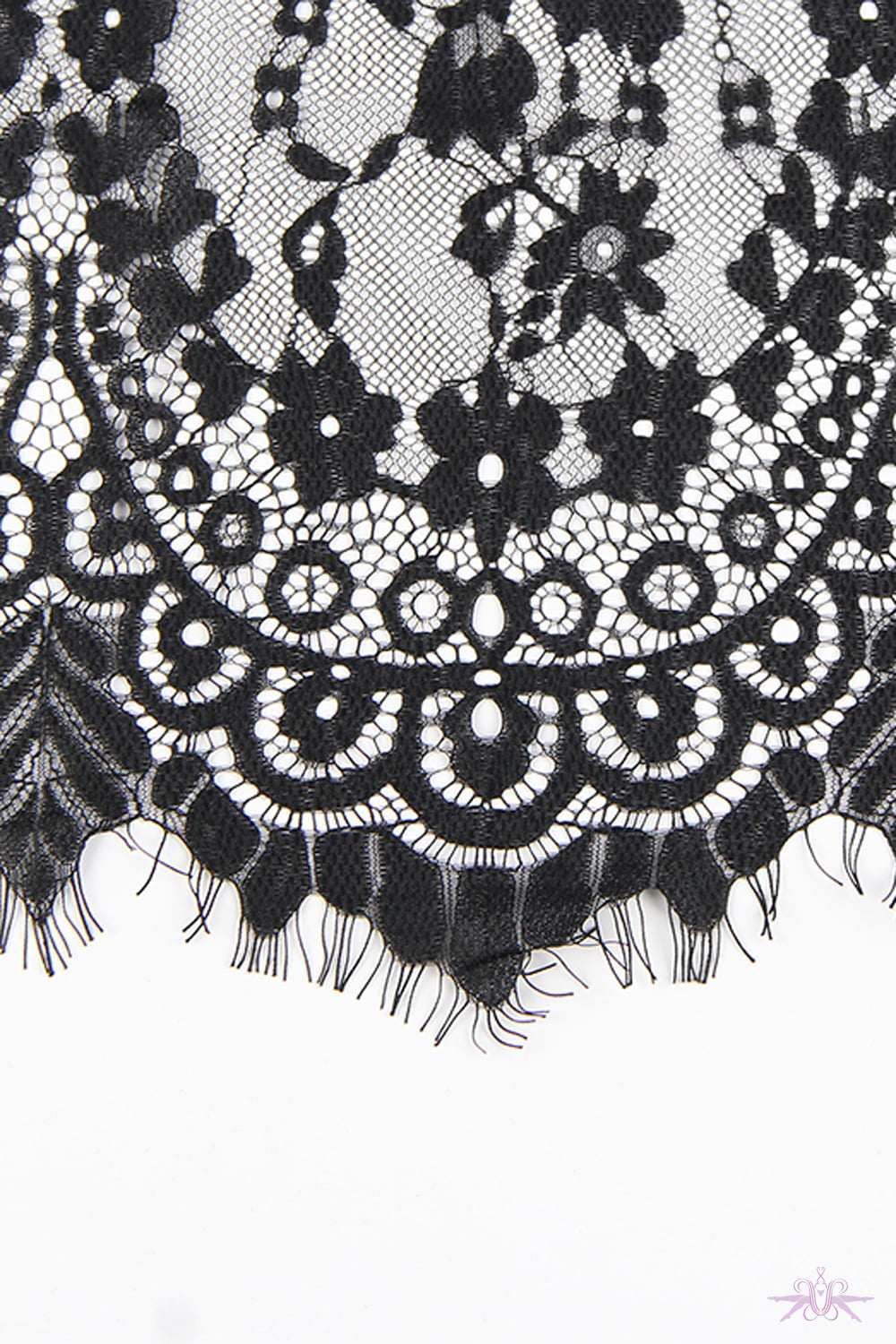 YesX Black Long Nightdress and Thong