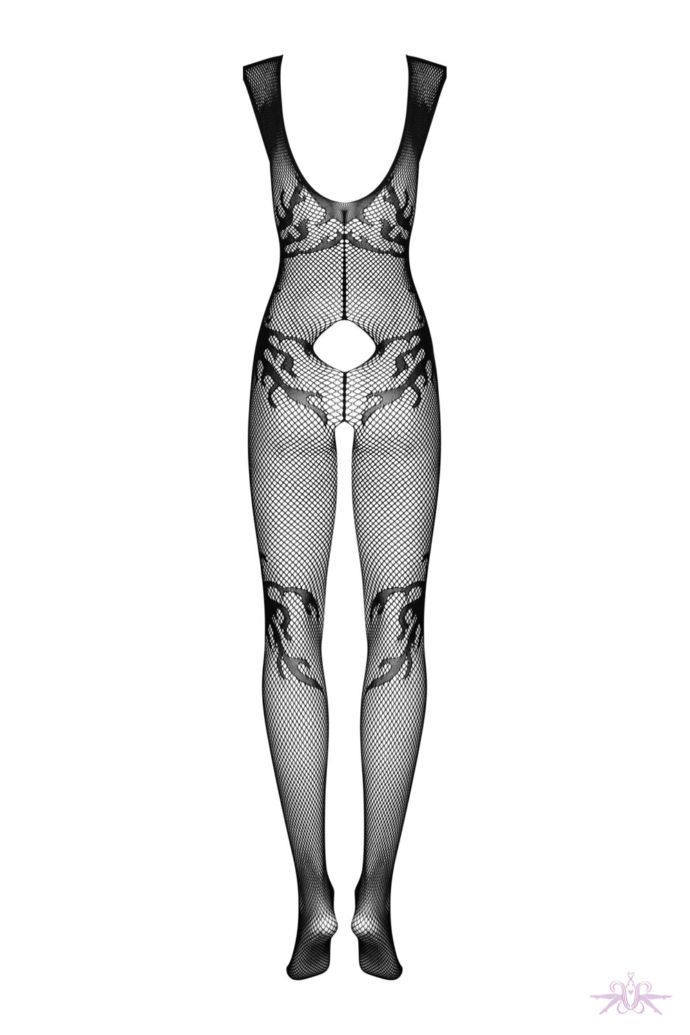 Obsessive Black Flame Bodystocking