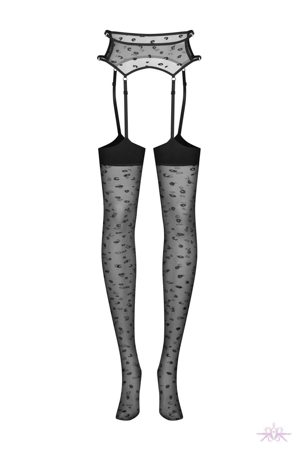 Obsessive Isinne Suspender Belt and Stockings