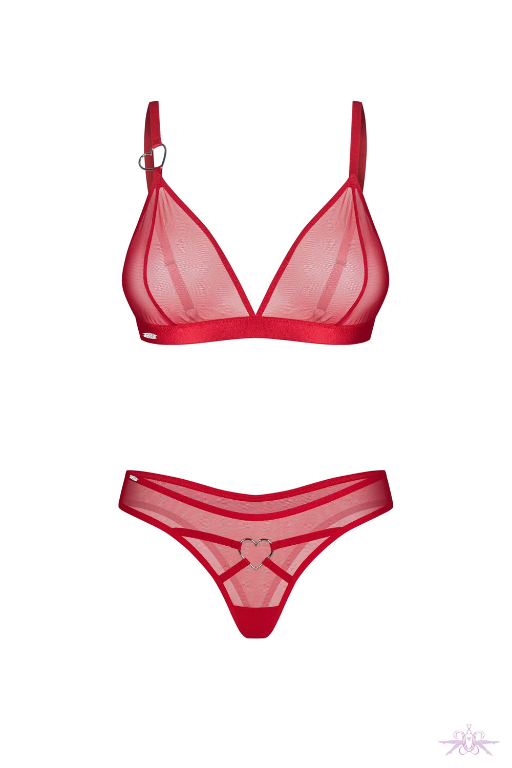 Obsessive Crimessa Lingerie Set