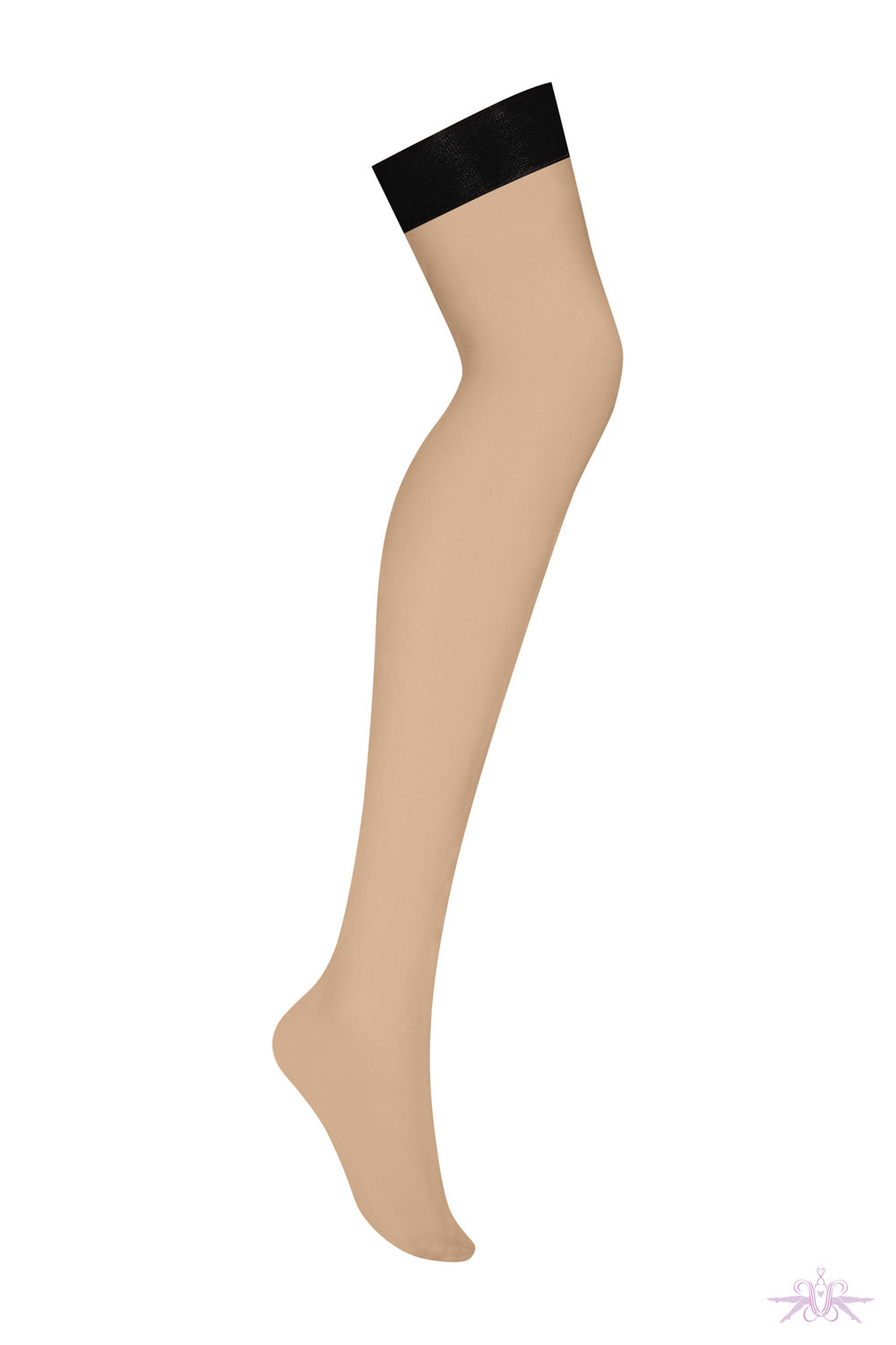 Obsessive Narrow Black Top Stockings