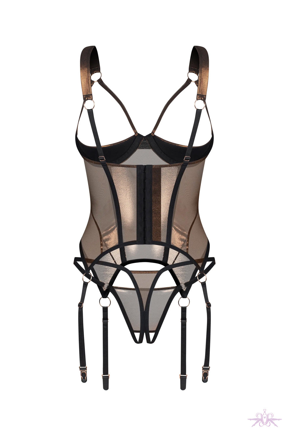 Obsessive Soranna Corset and Crotchless Thong
