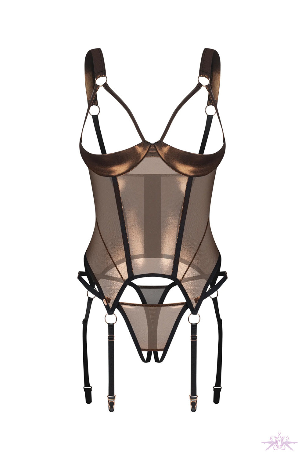 Obsessive Soranna Corset and Crotchless Thong